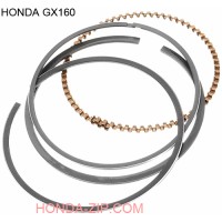 Кольца поршневые HONDA GX160, HONDA GX200 STD. 1.5мм (0.25) 