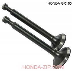 Клапан двигателя HONDA GX160, HONDA GX200 комплект IN, EX 