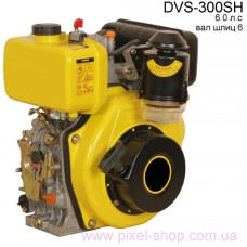 Двигатель дизельный DVS300.SH шлицевой вал