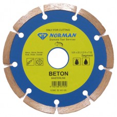 Круг алмазный 125x22.2мм BETON MasterLine Segment NORMAN для бетона и камня